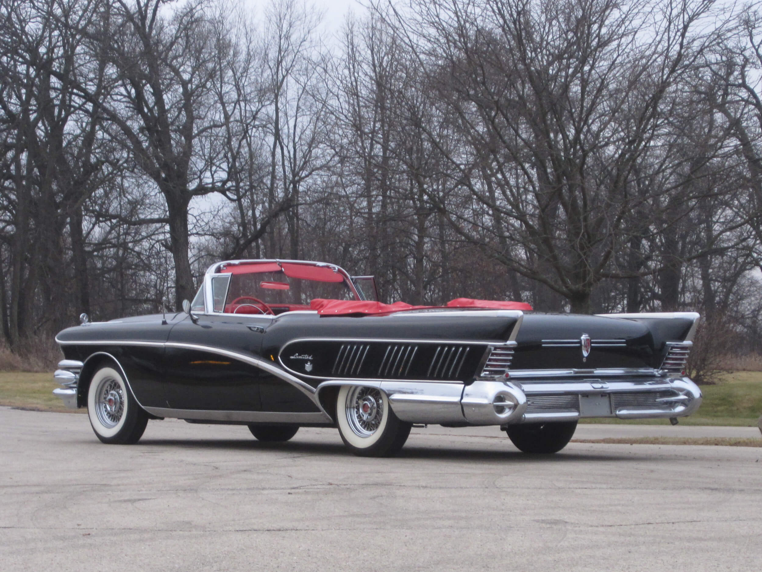 1958 Buick Limited Carlsbad Black Convertible 364cu/300hp | Frank's ...