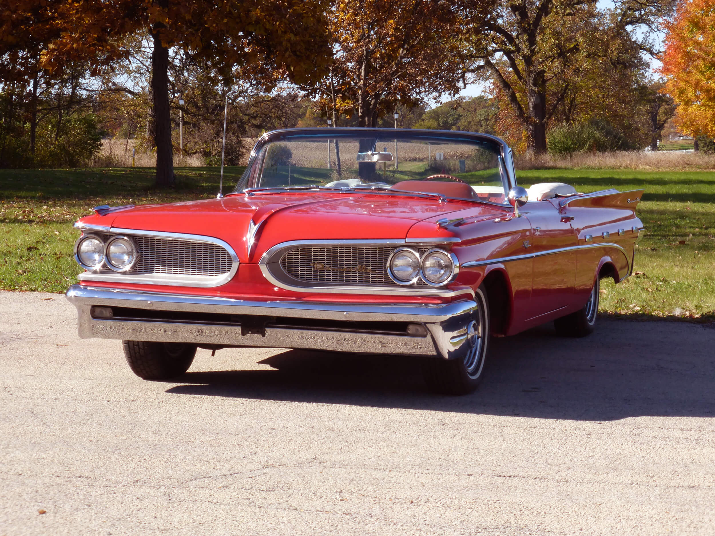 1959 Pontiac Bonneville Mandalay Red Convertible – 389cu/315hp | Frank ...