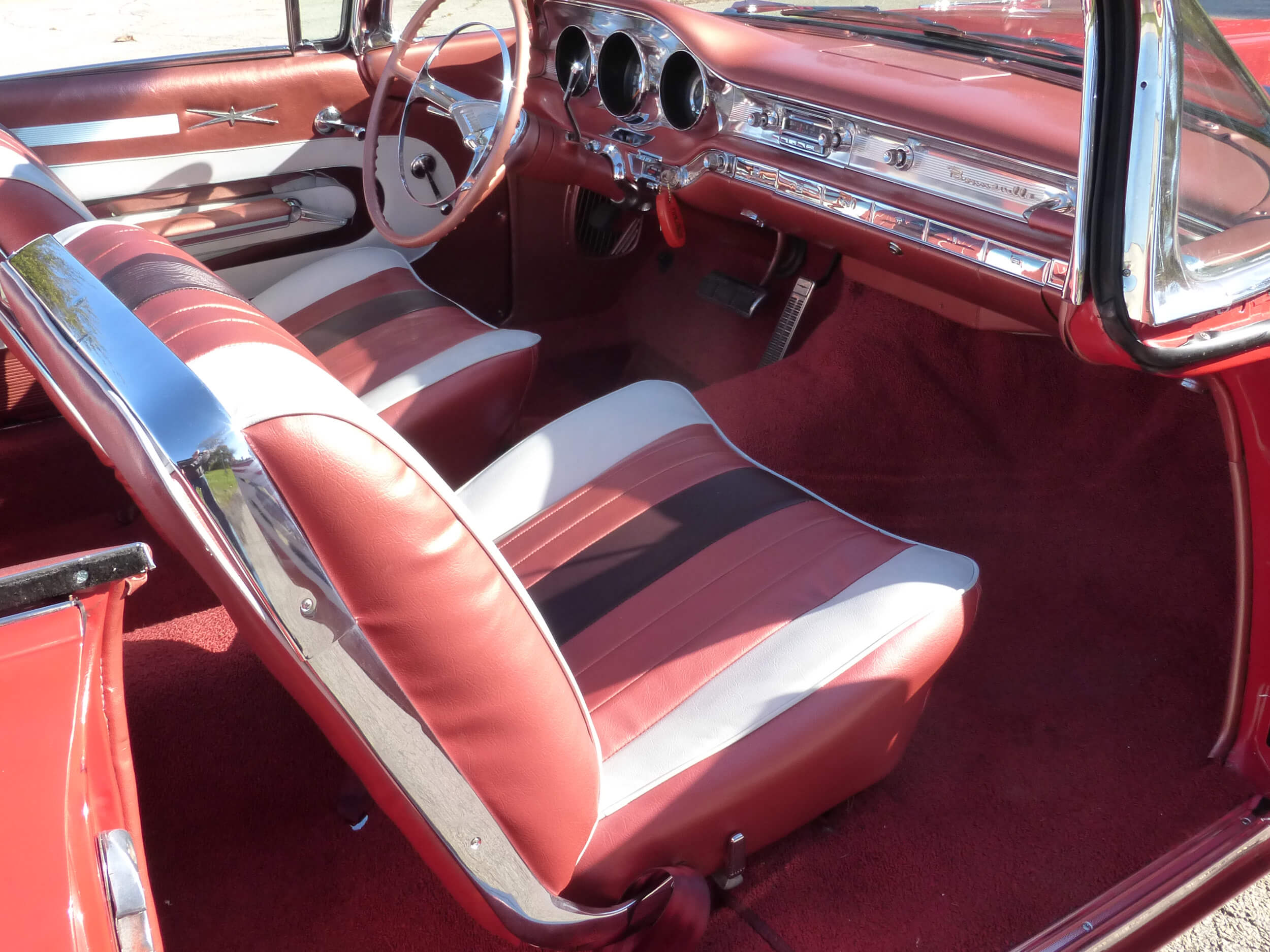 1959 Pontiac Bonneville Mandalay Red Convertible – 389cu/315hp | Frank ...