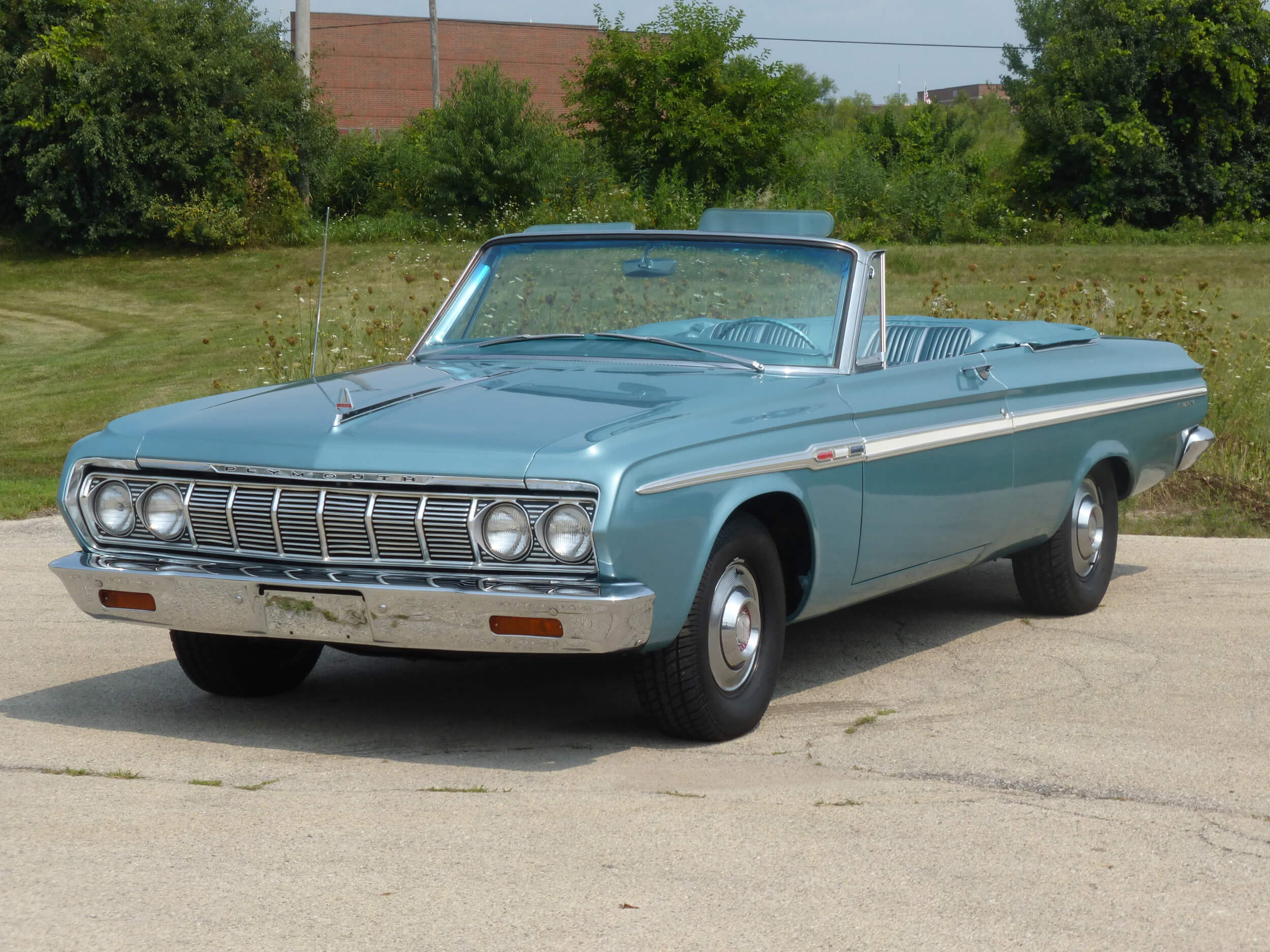 1964 Plymouth Fury Turquoise Convertible – Max Wedge 426cu/365hp ...