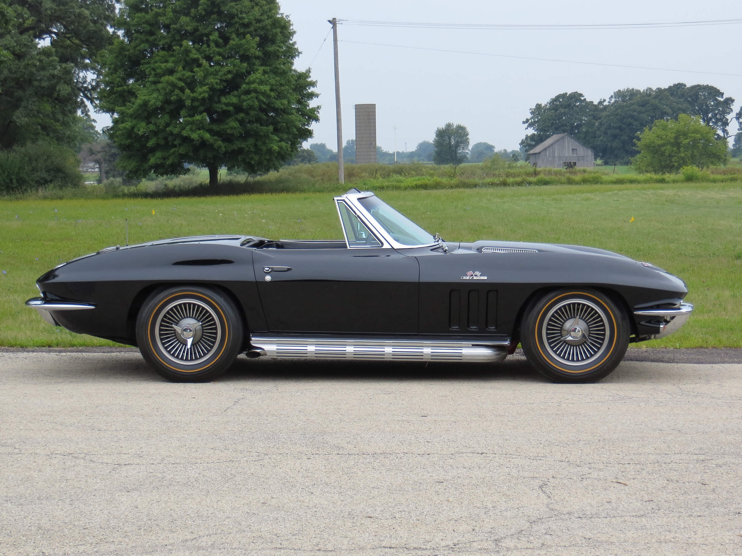 1966 Chevrolet Corvette Black Roadster – Big Block Early Production ...