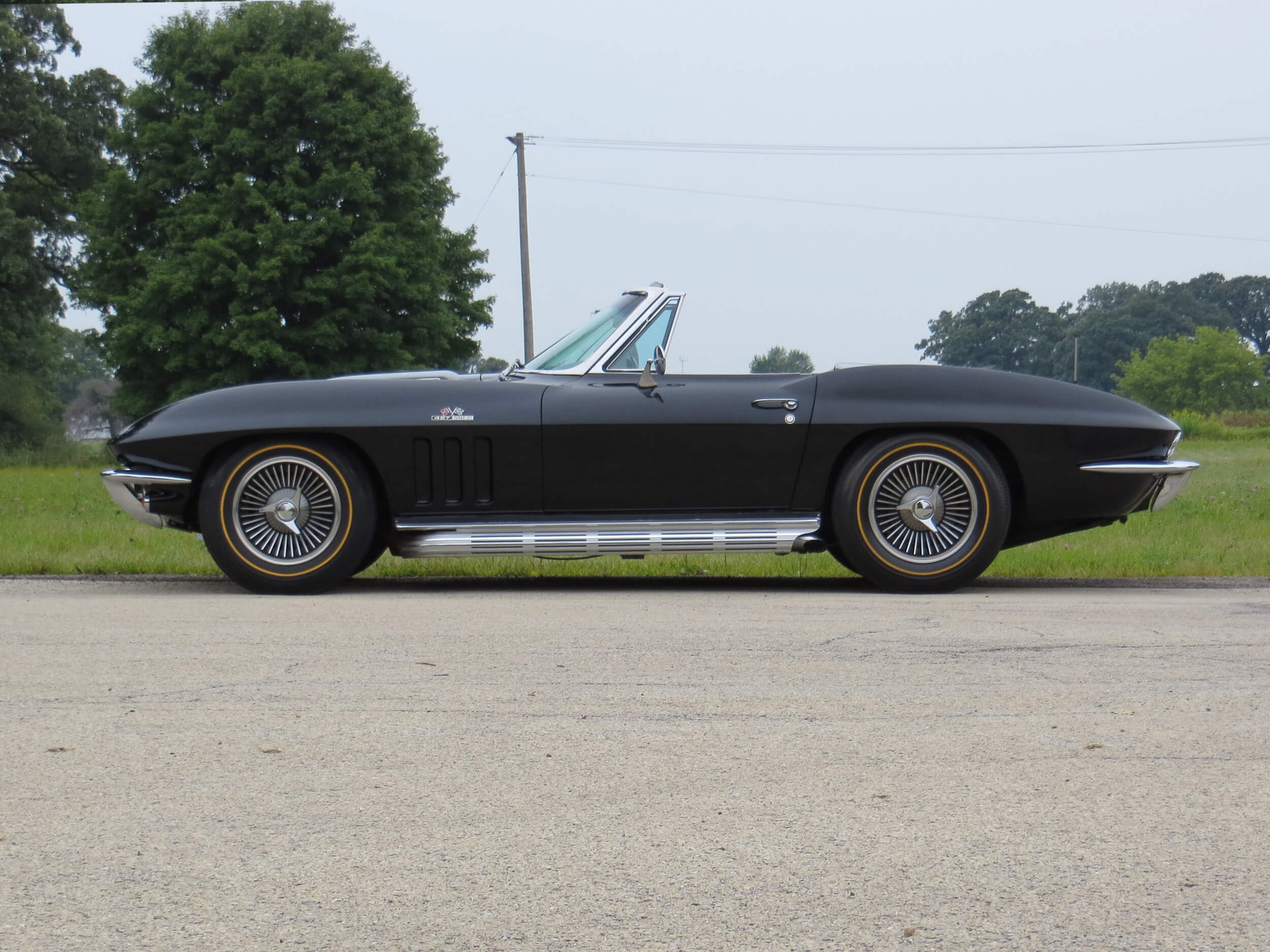 1966 Chevrolet Corvette Black Roadster – Big Block Early Production ...