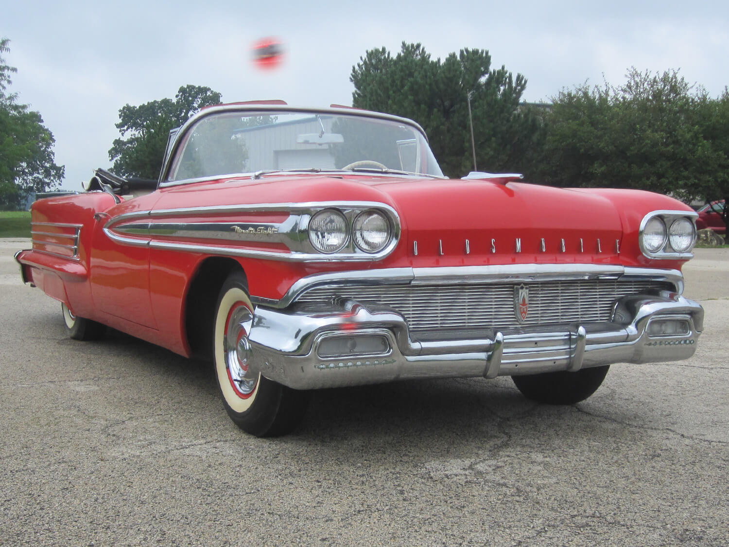 1958 Oldsmobile 98 Festival Red Convertible 371cu305hp Franks