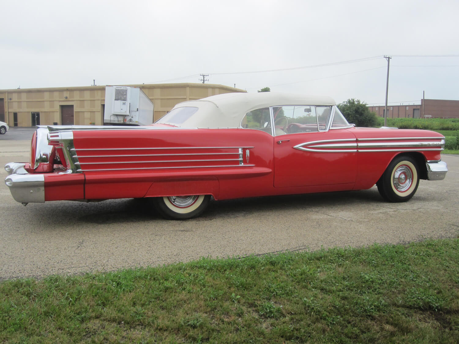 1958 Oldsmobile 98 Festival Red Convertible 371cu/305hp | Frank's ...