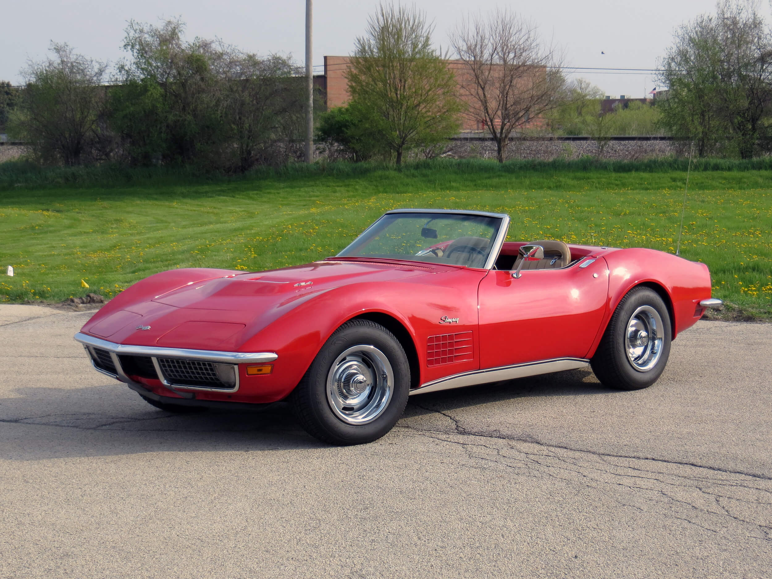 1970 Chevrolet Corvette Red Roadster 454cu/390hp | Frank's Classic Cars