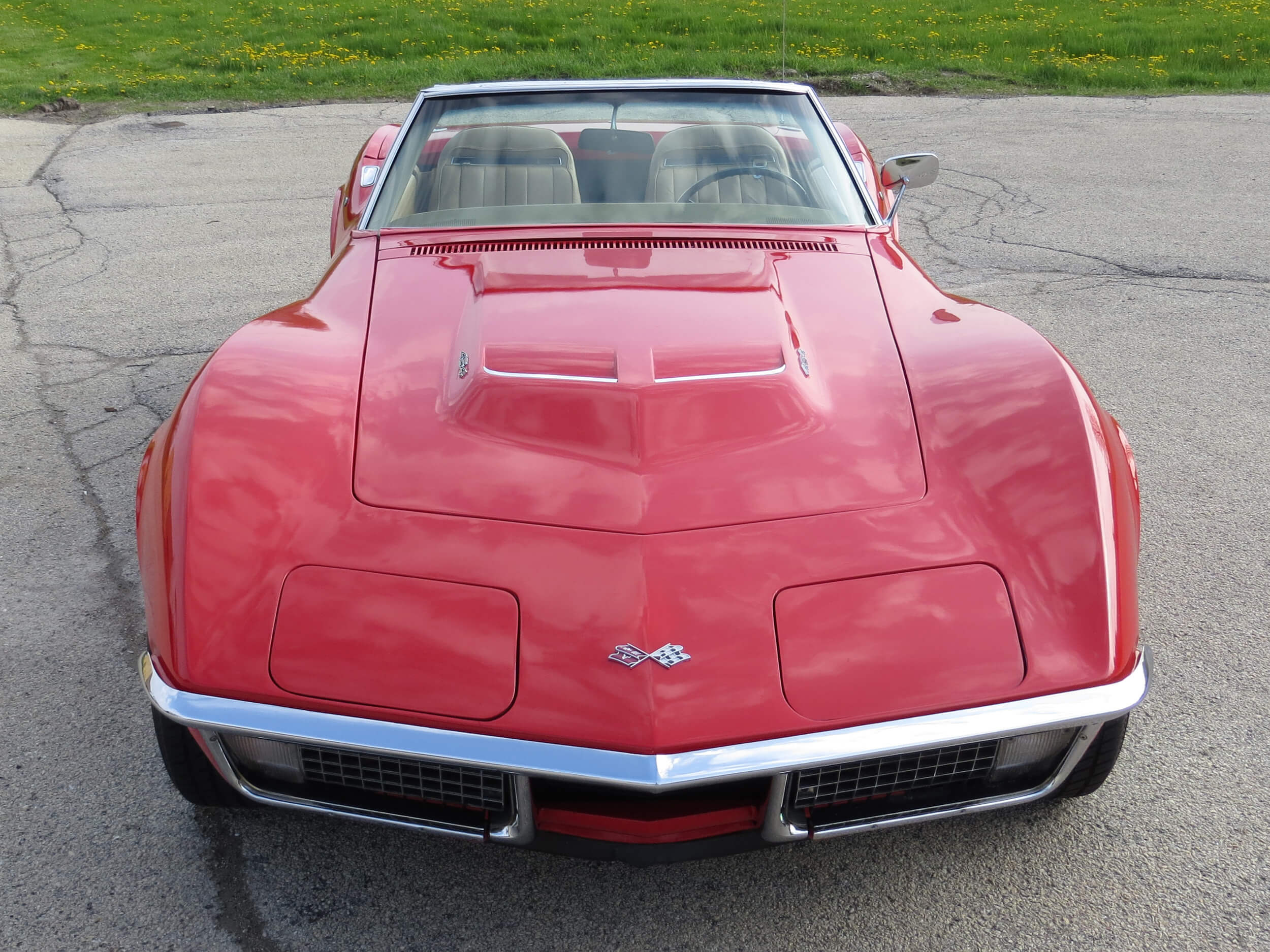 1970 Chevrolet Corvette Red Roadster 454cu/390hp | Frank's Classic Cars