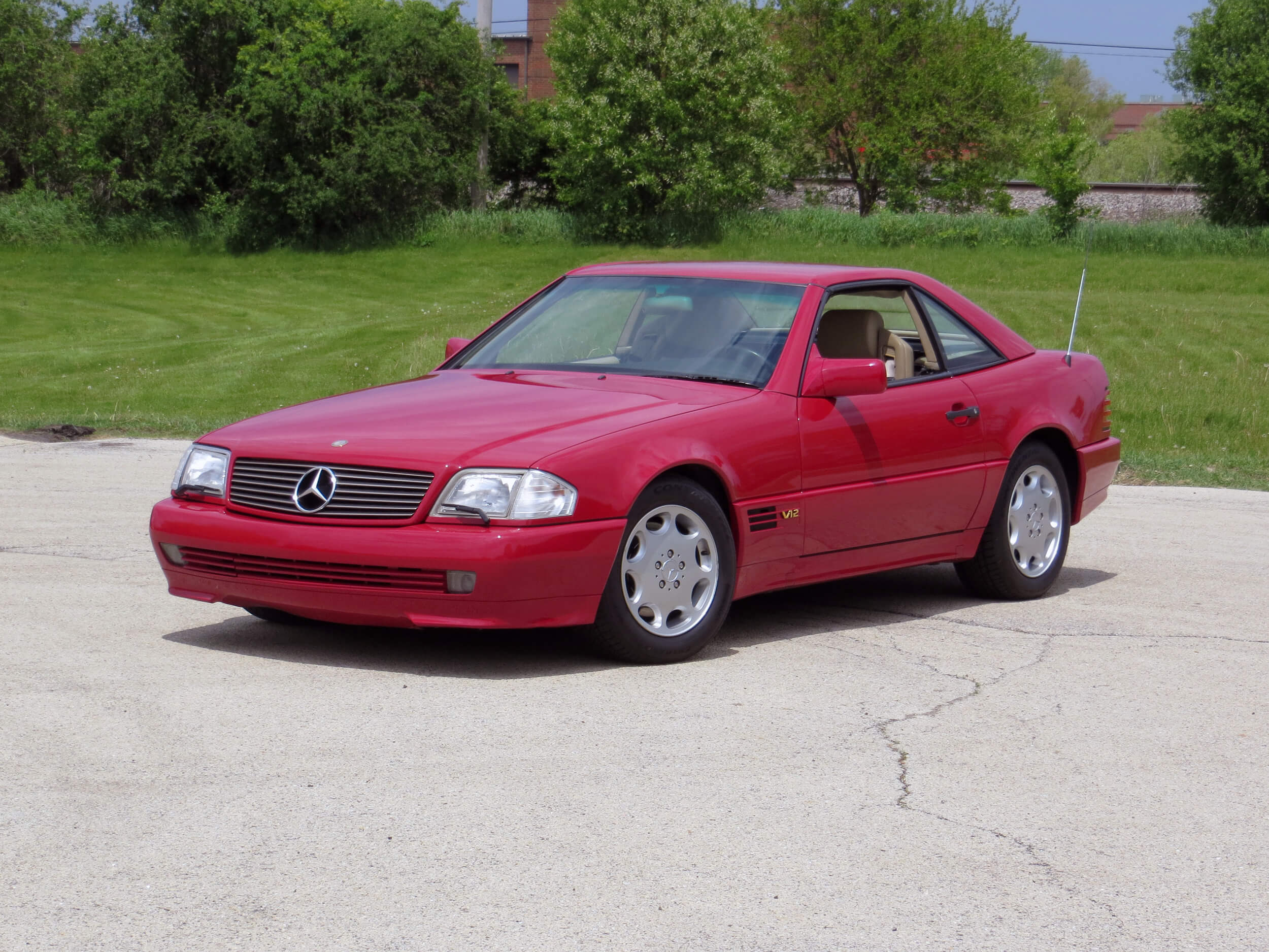 1995 Mercedes Benz SL600 Red Roadster 6.0L/389hp, V12 Engine | Frank's ...