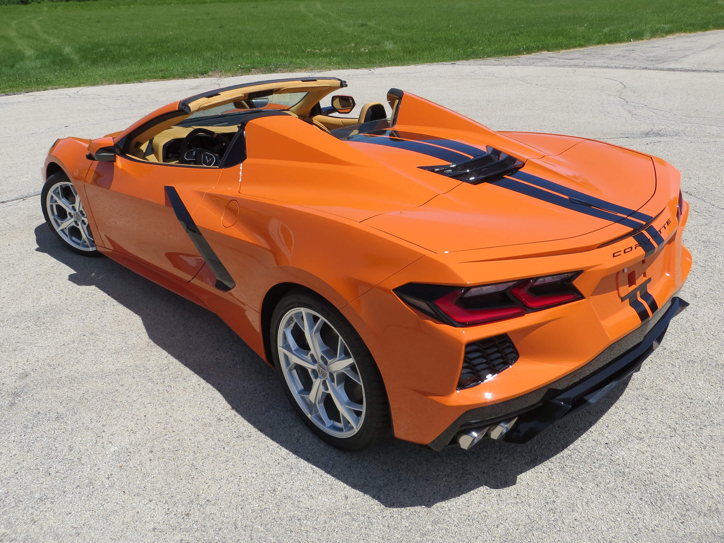 2022 Chevrolet Corvette Stingray Amplify Orange Roadster 62l490 Hp V